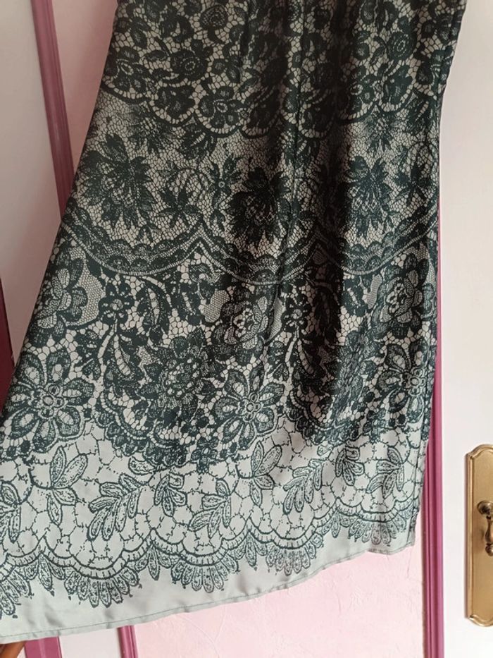 Robe grise à motifs Camaïeu T.38 - photo numéro 4