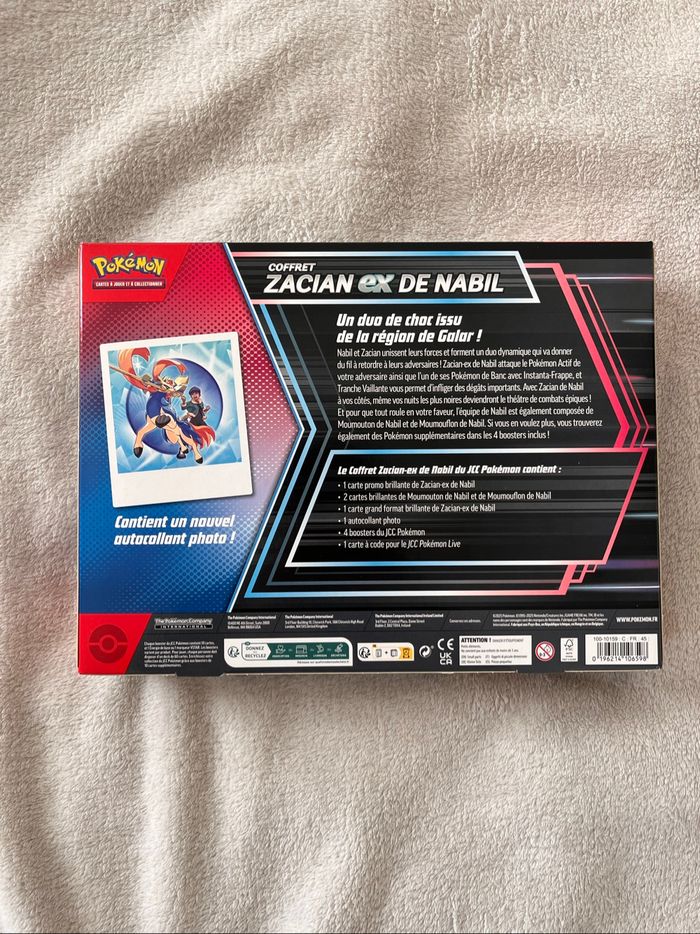 Pokemon Coffret Zacian ex de Nabil - photo numéro 2