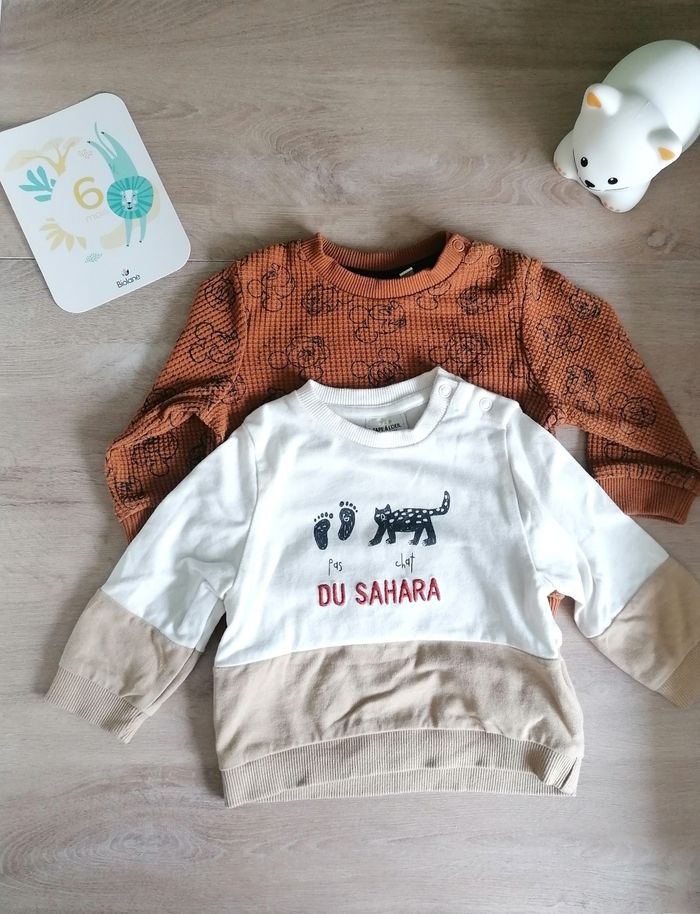 Lot de 2 sweats légers