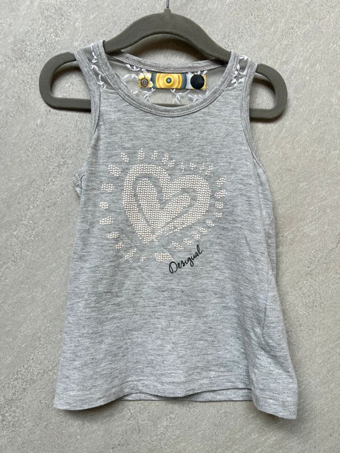 Ensemble 3 pièces desigual 5/6ans tee shirt et short - photo numéro 8