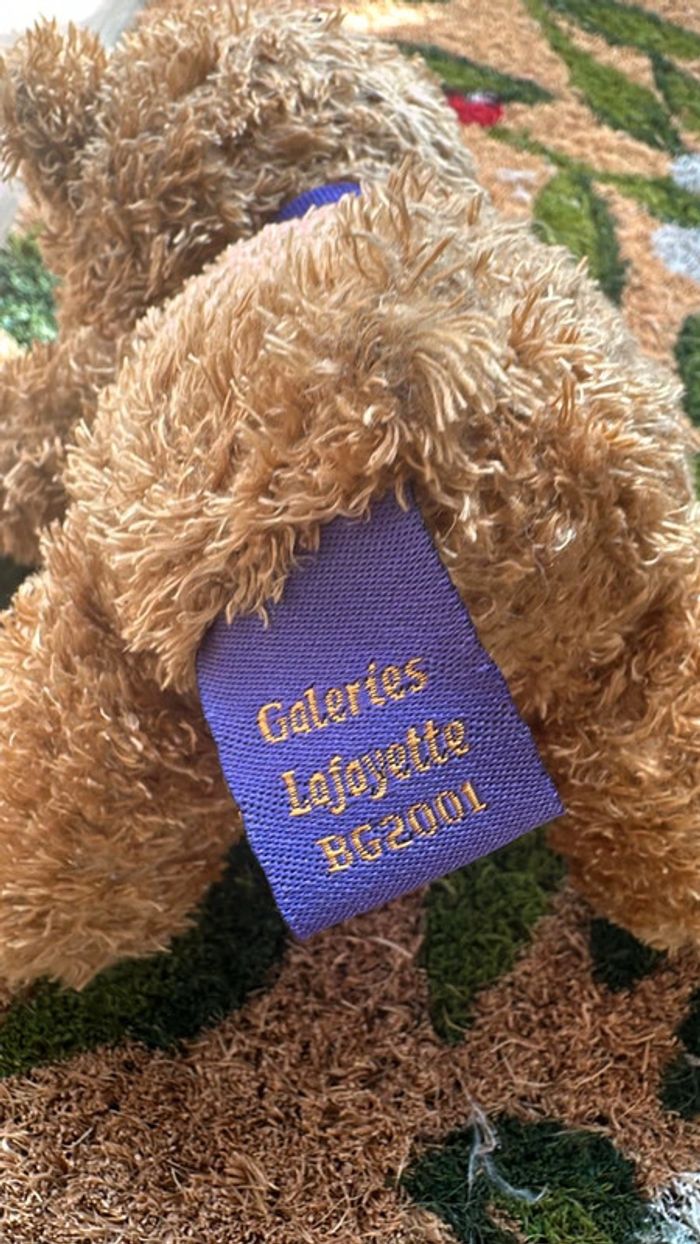 Petite peluche traditionnelle Galerie Lafayette - photo numéro 2