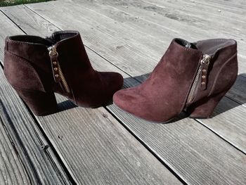 Bottines marron