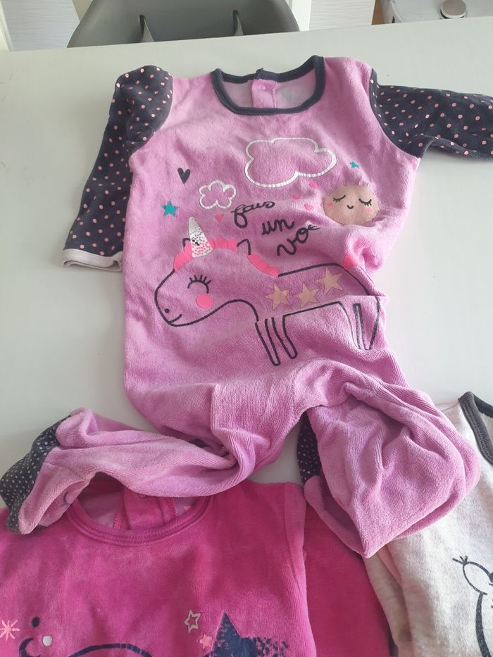 Lot pyjamas fille 12 mois - photo numéro 4
