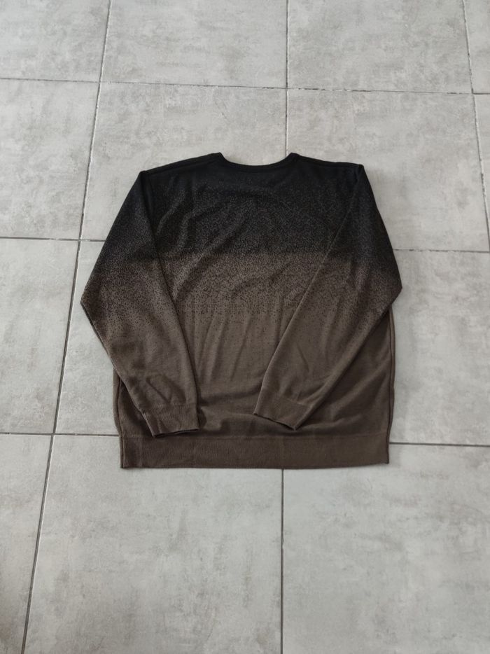 Pull homme U Collection XXL – neuf avec étiquette – marron & noir - photo numéro 4