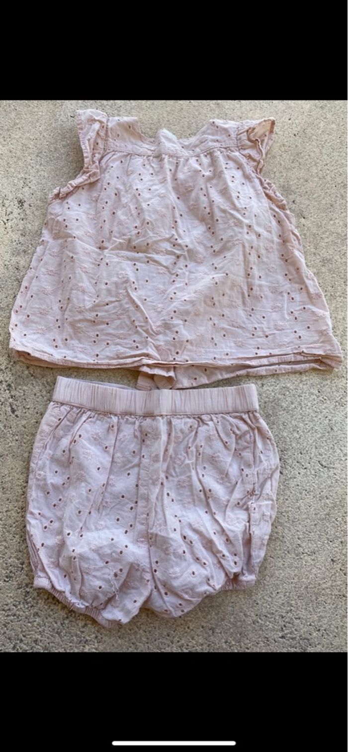 Ensemble brodé rose H&M - photo numéro 4