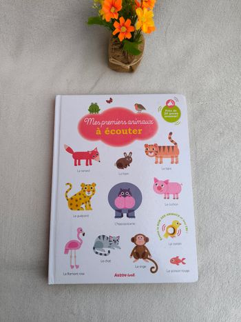 Livre sonore Mes premiers animaux à écouter Auzou