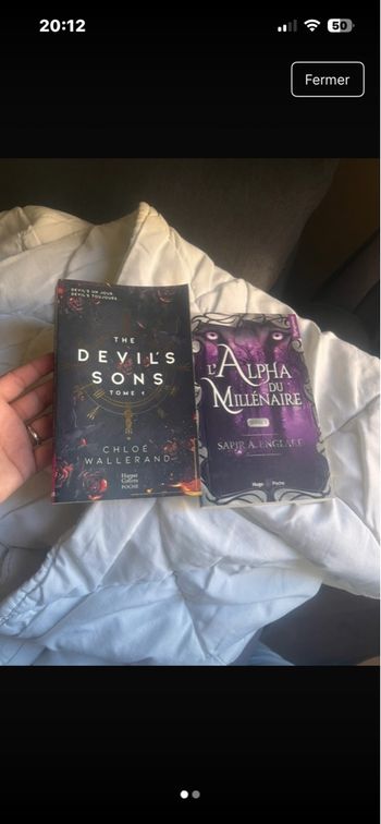 Lot de 2 livres de poche 