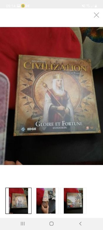 Jeu civilization gloire et fortune