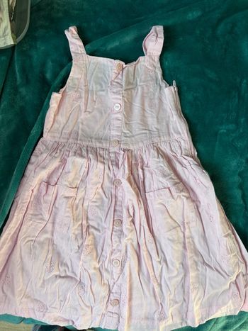 Robe rose pale 6 ans