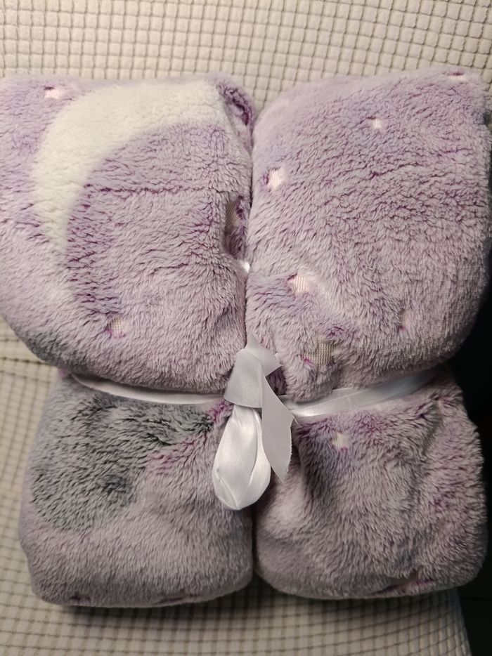 Plaid fluorescent neuf couleur Lila - photo numéro 3