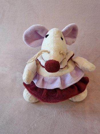 Doudou souris baby nat'