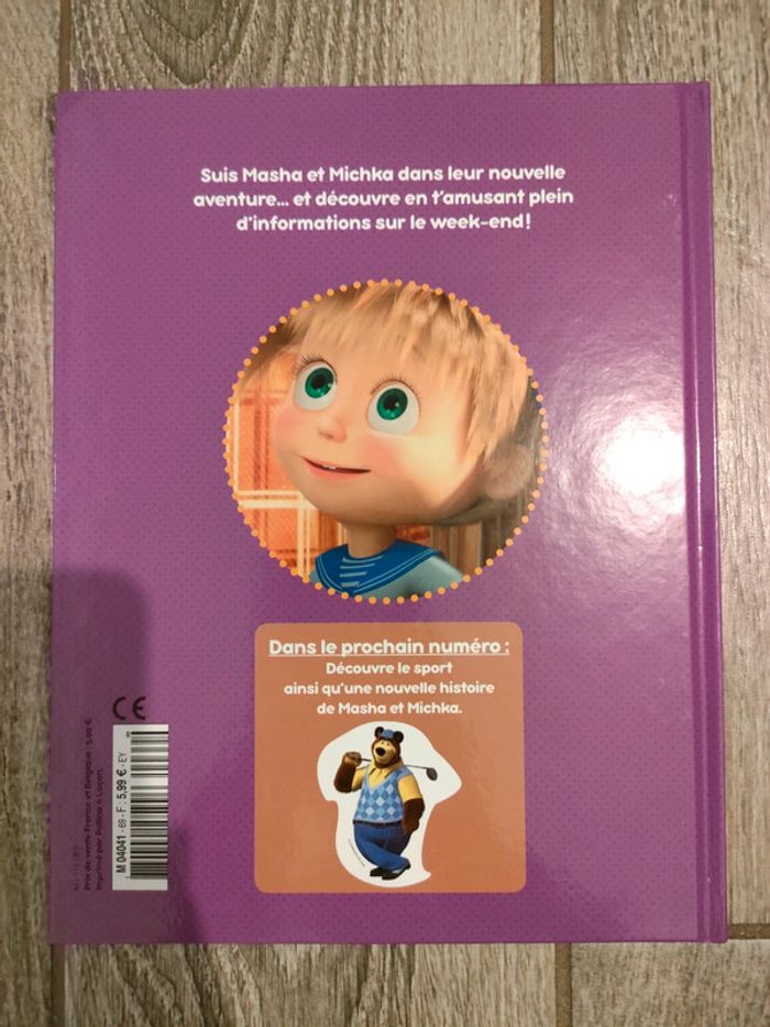 Livre l abc Masha et Michka le weekend - photo numéro 2