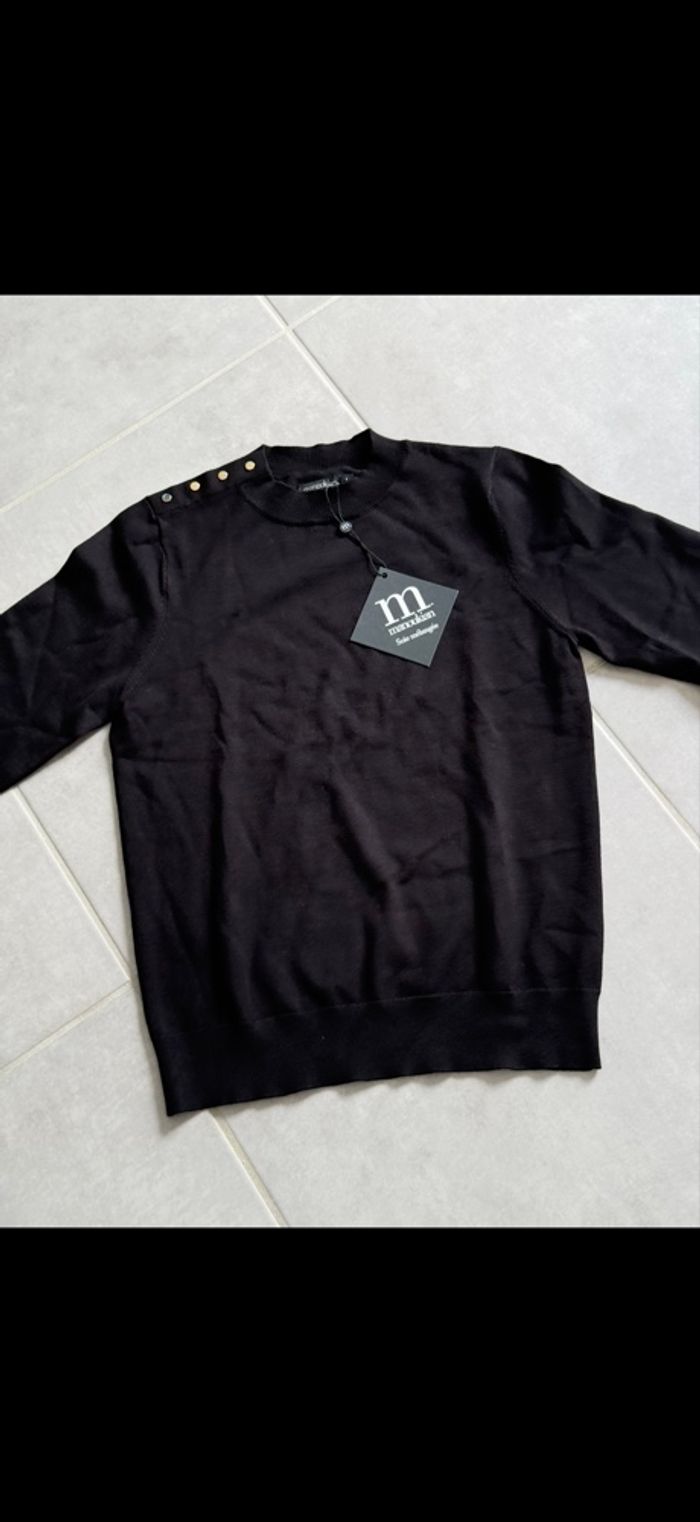 Pull noir Soie Manoukian Taille 40 - photo numéro 2