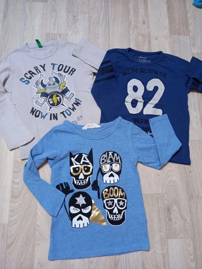 Lot de 3 hauts à manches longues