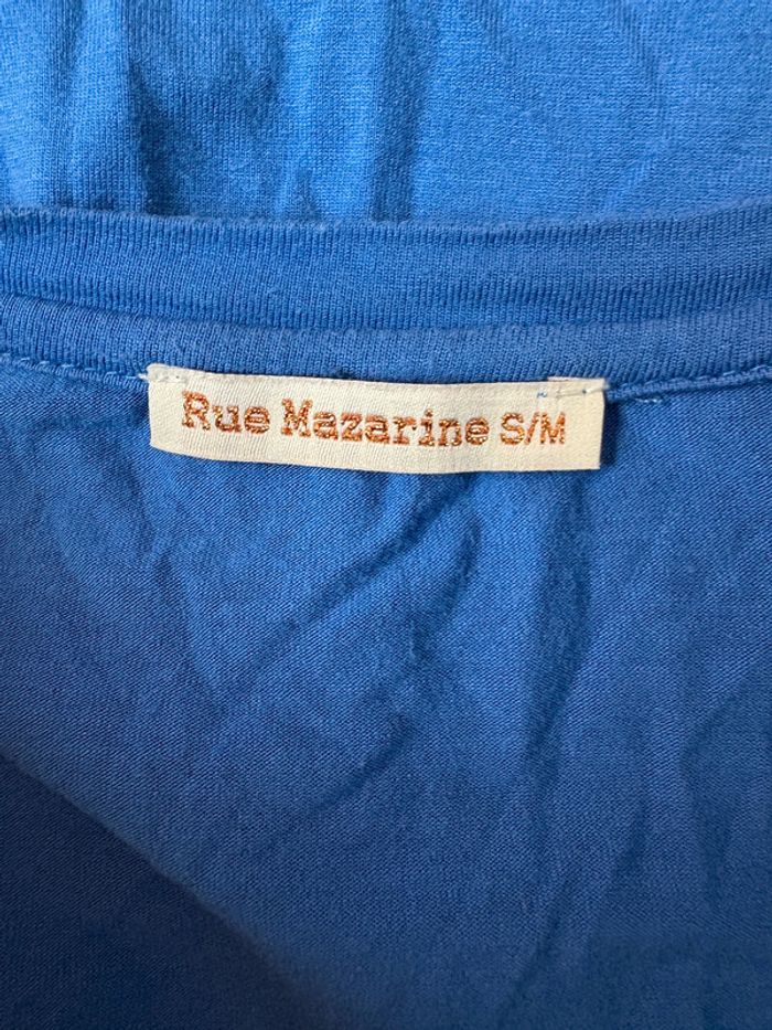 Tee-shirt oversize Rue Mazarine | Bleu | Taille 36 - photo numéro 3