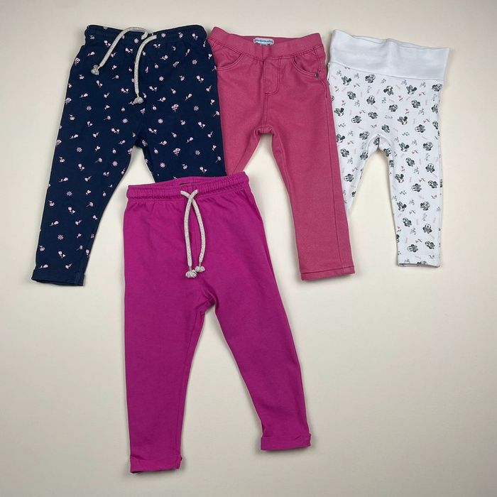 Lot 4 pantalon fille 18 mois