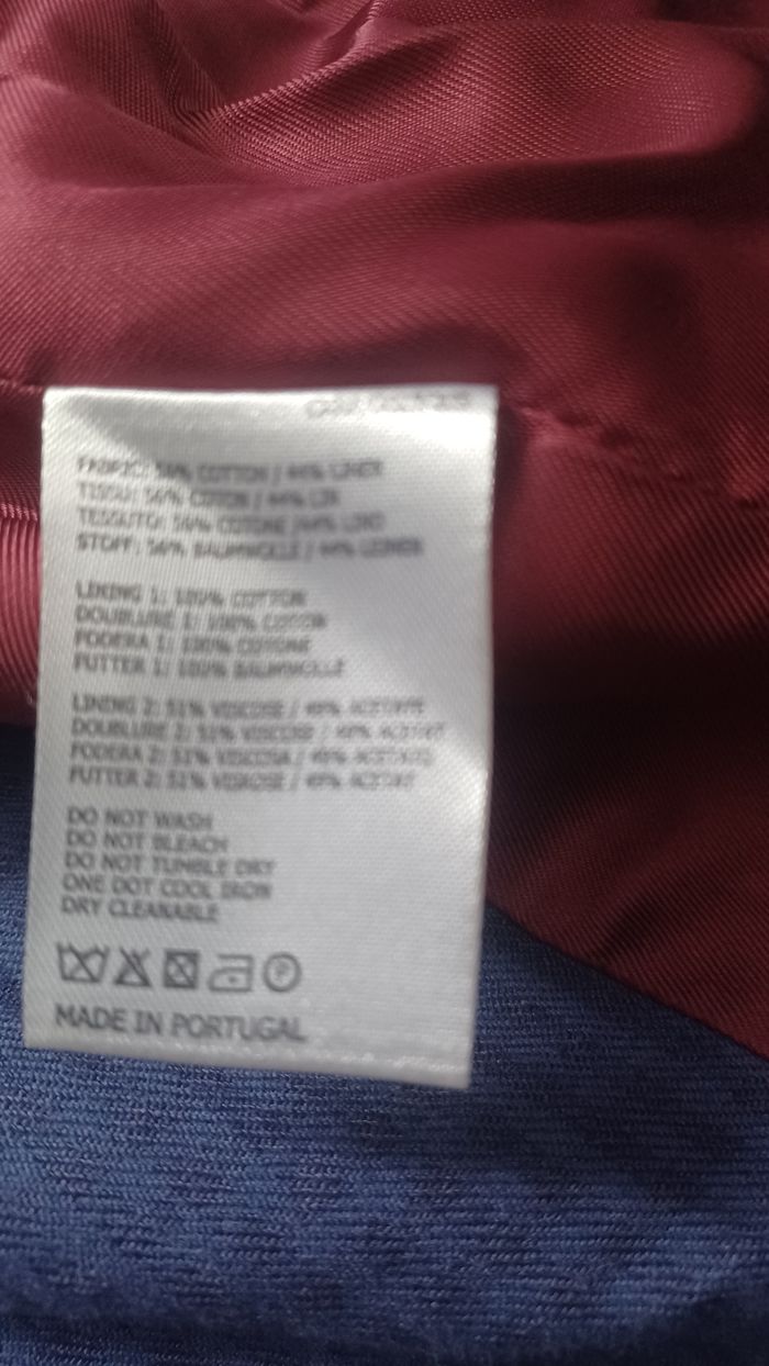 Veste de costume ou blazers homme 42 de marque oaul Smith bleu à carreau très bon état - photo numéro 6