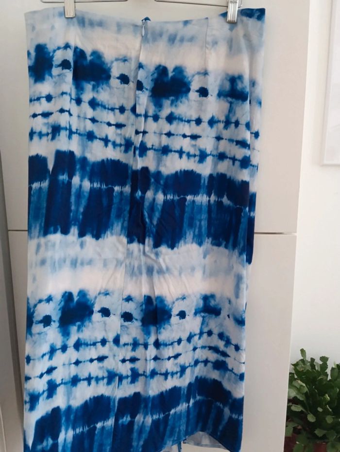 Jupe Camaïeu Tie & Dye bleu - photo numéro 4
