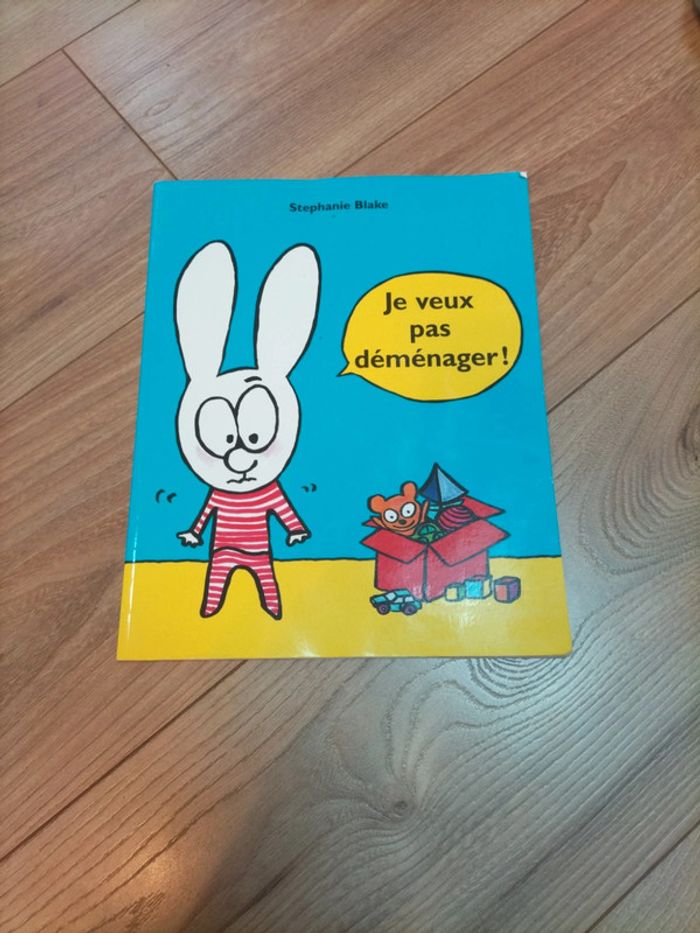 Livre Simon je veux pas déménager