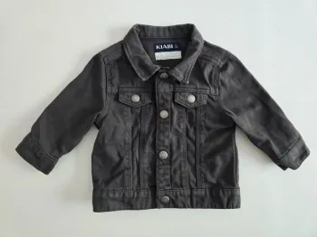 Veste en jean grise
