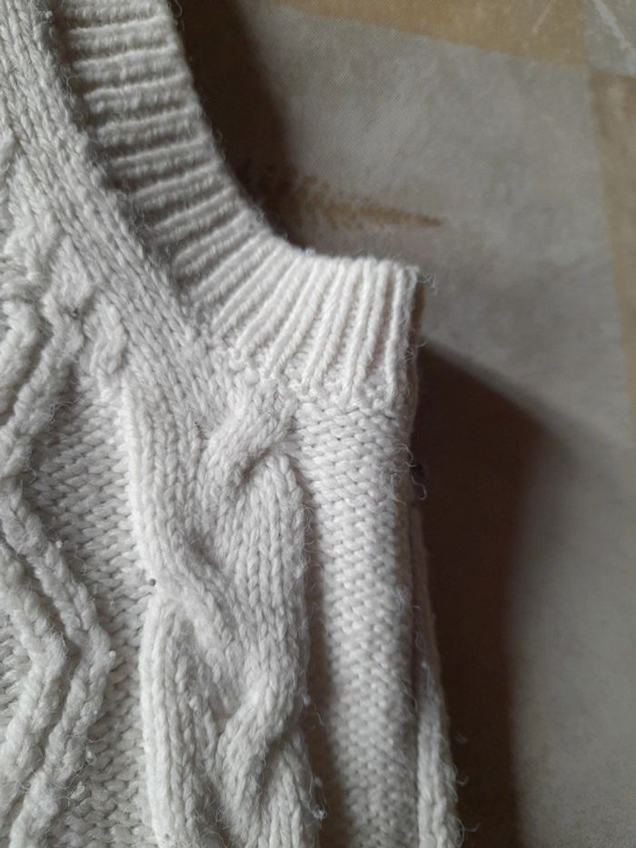 Pull sans manche femme taille M - photo numéro 7