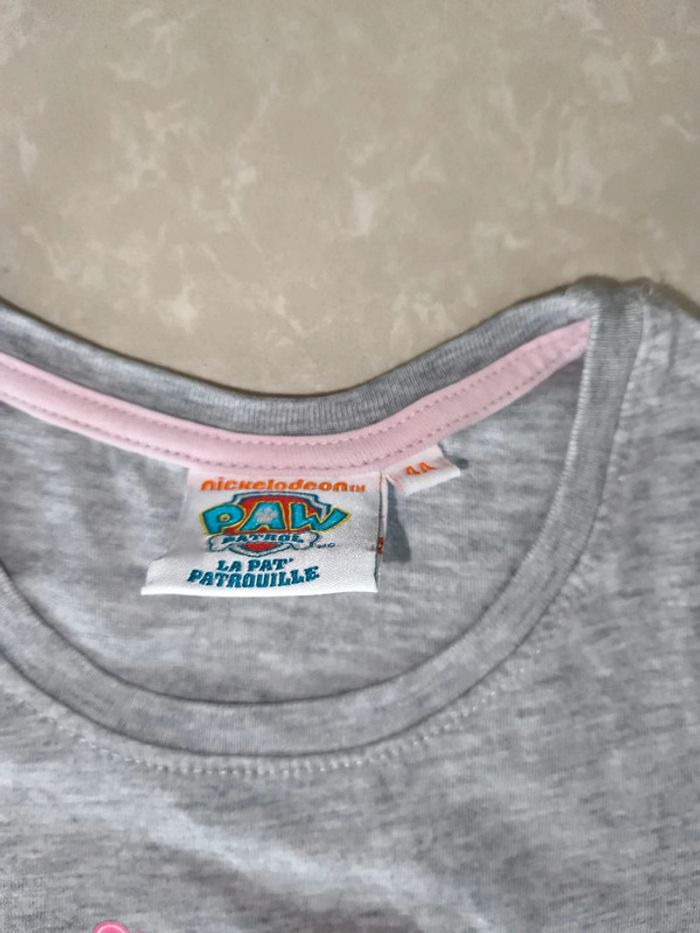 🪷adorable tee shirt 4 ans pat patrouille - photo numéro 3