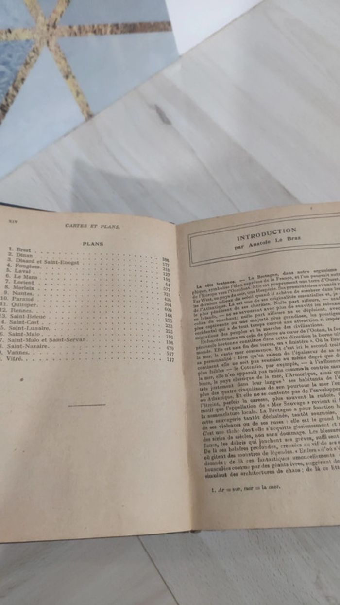 Ancien guide bleu Bretagne chemins de fer et route 1924 - photo numéro 15