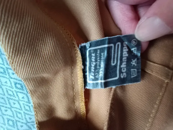 Véritable pantalon pattes d'éléphant des années 70 - photo numéro 5