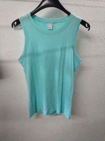 Débardeur Camaïeu vert taille 2