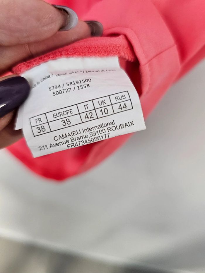 Blouse fushia taille 38 - photo numéro 2