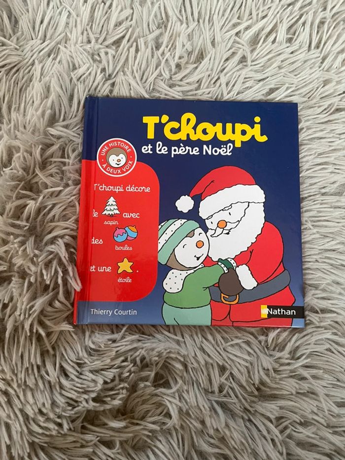 Livres t’choupi et le père noël