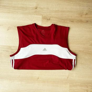 Adidas ClimaCool Débardeur Training/Running Homme Rouge Exclusive Sportwear Fit (Taille L)