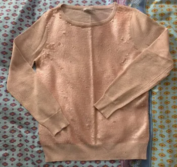 Pull léger rose poudré – H&M