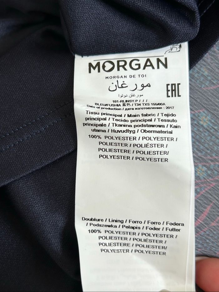 Robe imprimée neuve à manches longues Morgan taille 34 (valeur 75€) - photo numéro 10