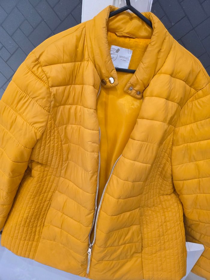 Veste matelassée jaune moutarde – Femme XXL - photo numéro 5