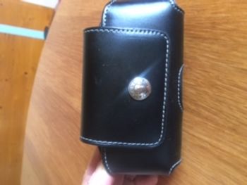 Porte doc. de ceinture en cuir Façonnable