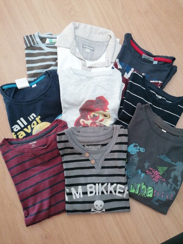 Lot tee-shirt garçon 8 ans