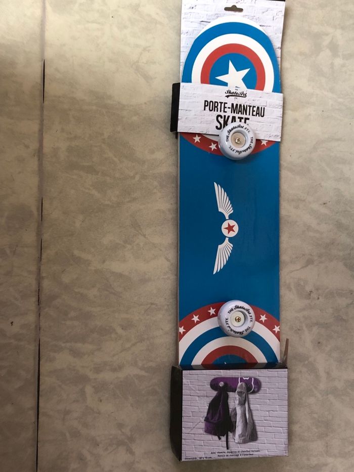 Porte manteau skateboard