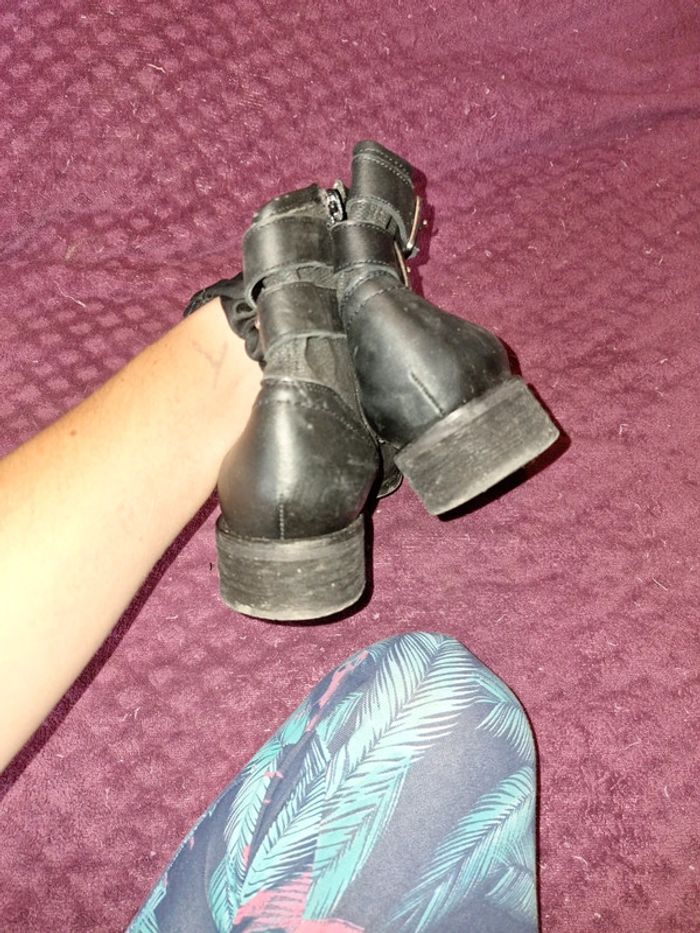 Bottines 38 cuir - photo numéro 4
