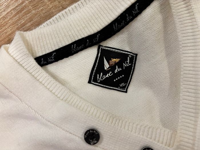 Pull Blanc du Nil blanc cassé – taille XS – neuf sans étiquette - photo numéro 3