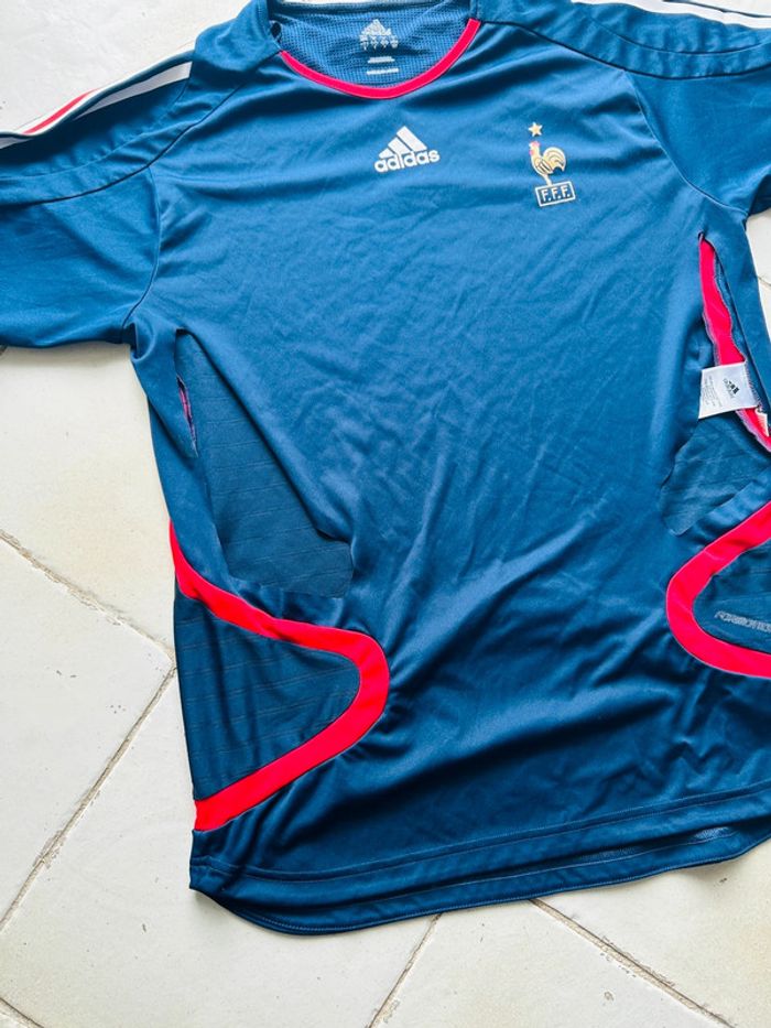 Maillot Équipe de France 2006 training vintage ADIDAS - photo numéro 3