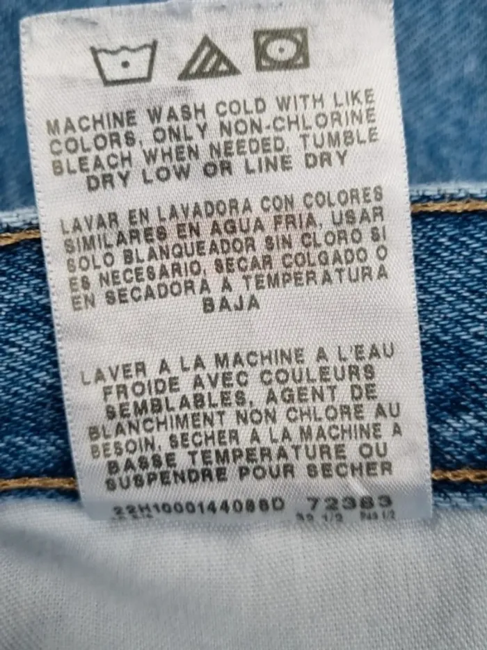 Jean Wrangler bleu clair – Taille 38x32 US / 48 FR Homme (mesures en photos) - photo numéro 9
