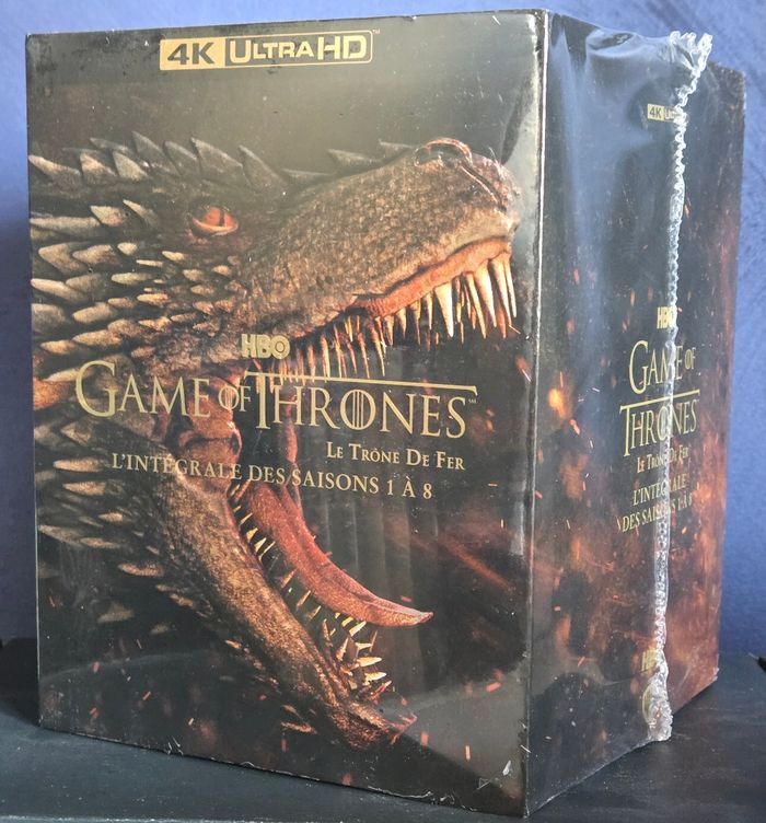 Coffret Game of Thrones Intégrale Blu-Ray 4k Ultra Hd (Saisons 1 à 8) neuf sous Blister