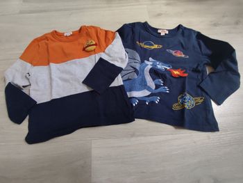 2 tee shirt manches longues