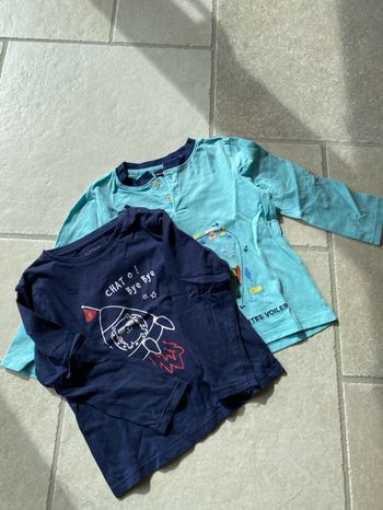 Lot tee shirts manches longues