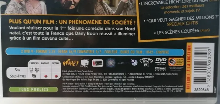 Dvd Bienvenue chez les ch'tis  (Kad Merad, Danny Boon) - photo numéro 4