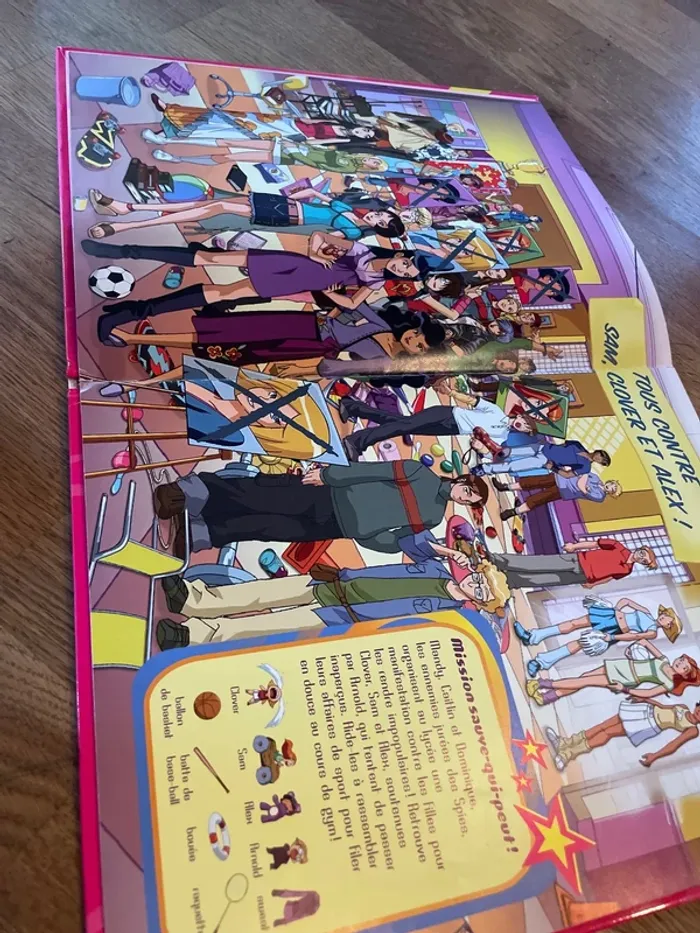 Livre Totally Spies ! Mission Cherche et trouve - photo numéro 7