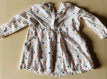 Robe légère motif sapin 18mois