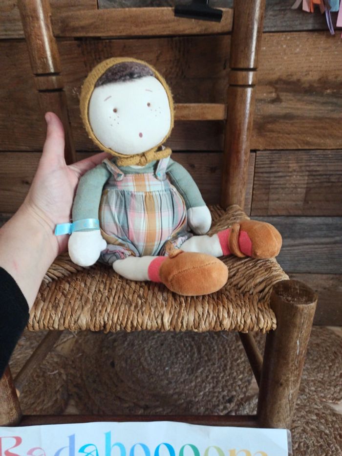 Peluche les coquettes moulin roty boy doll - photo numéro 8