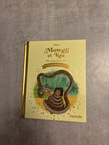 Livre Disney, mes Petit, livre d’or Mowgli et kaa